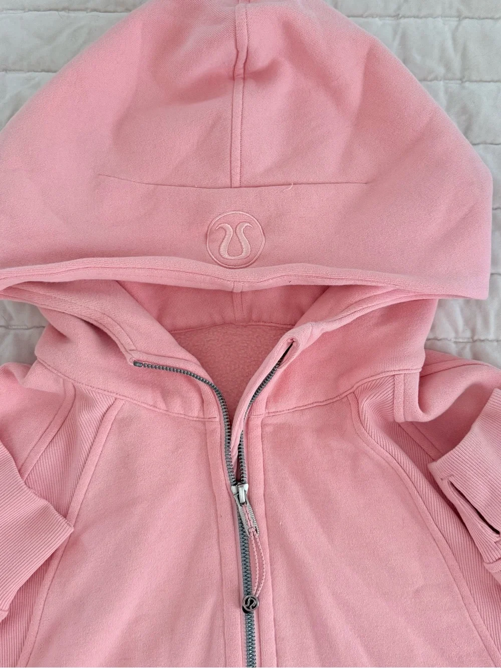 lululemon athletica Pink Scuba Half-Zip Hoodie